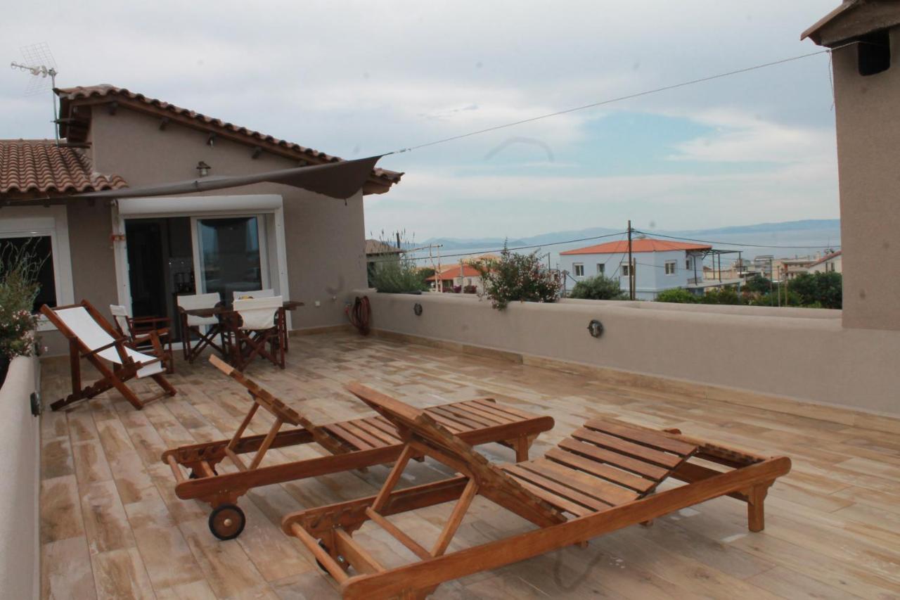 Sea View Apartment 15 Min From Athens Airport Néa Mákri Zewnętrze zdjęcie