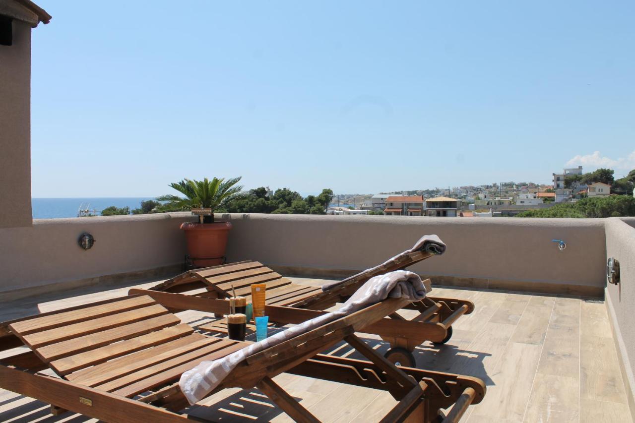 Sea View Apartment 15 Min From Athens Airport Néa Mákri Zewnętrze zdjęcie