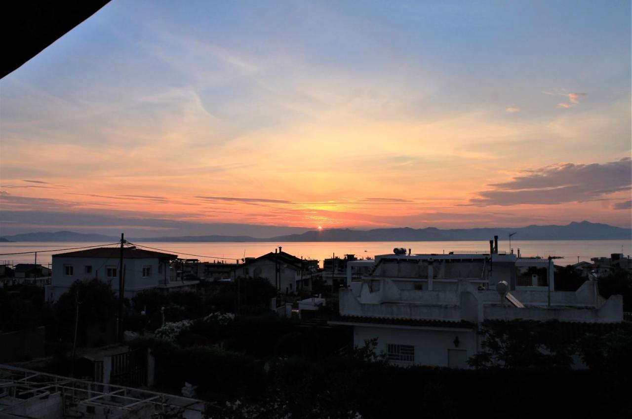 Sea View Apartment 15 Min From Athens Airport Néa Mákri Zewnętrze zdjęcie