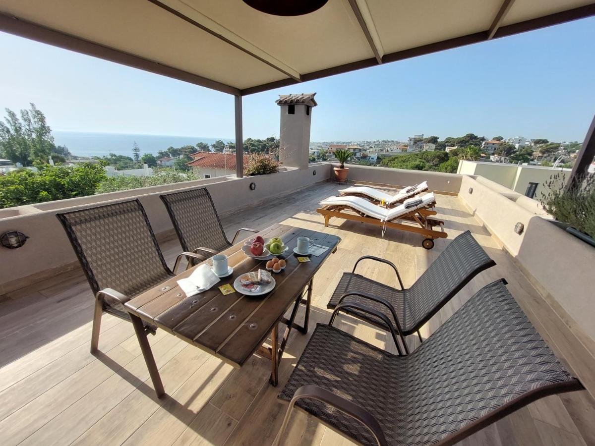 Sea View Apartment 15 Min From Athens Airport Néa Mákri Zewnętrze zdjęcie