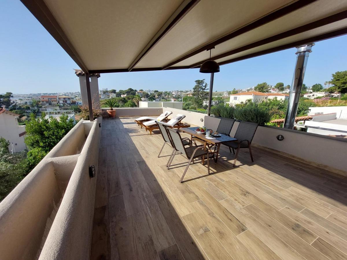 Sea View Apartment 15 Min From Athens Airport Néa Mákri Zewnętrze zdjęcie