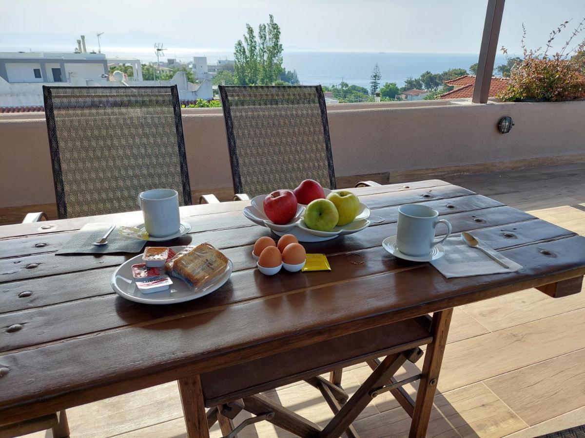 Sea View Apartment 15 Min From Athens Airport Néa Mákri Zewnętrze zdjęcie